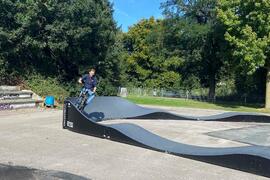 Erkelenz: Pumptrack am ehemaligen Skatepark eröffnet