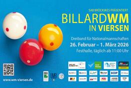 38. Dreiband-Billard-WM in der Festhalle Viersen